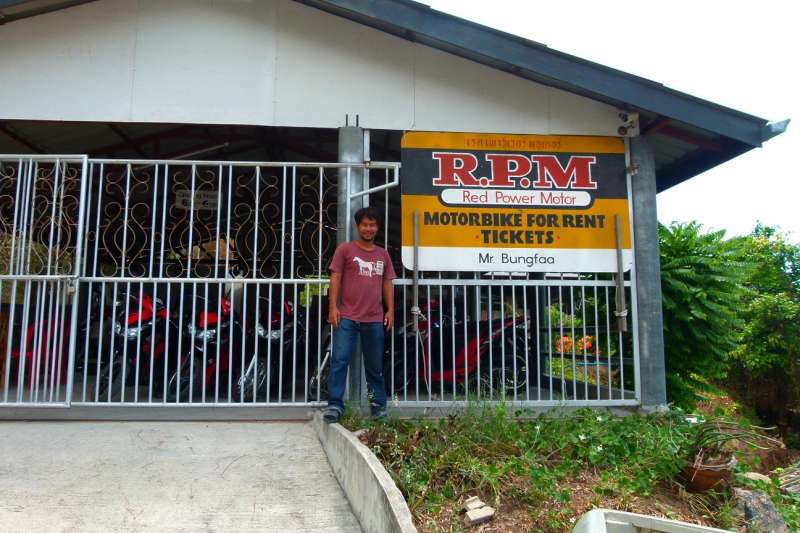 Koh Tao Location de scooter RPM une bonne adresse